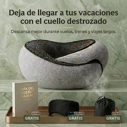 Almohada de viaje con memoria